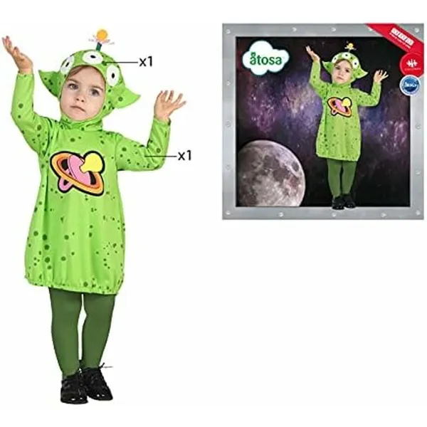 Vauvojen asut Alien Vihreä