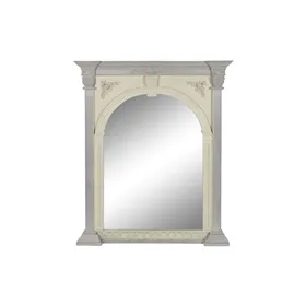 Wall mirror Home ESPRIT White Mango wood 115 x 10 x 142 cm