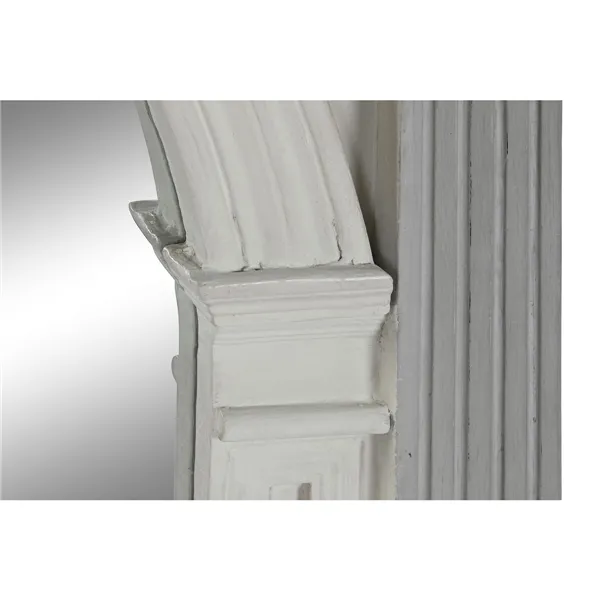 Wall mirror Home ESPRIT White Mango wood 115 x 10 x 142 cm