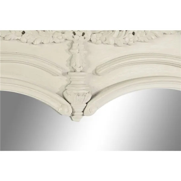 Wall mirror Home ESPRIT Light grey Mango wood 96,5 x 8,5 x 142 cm