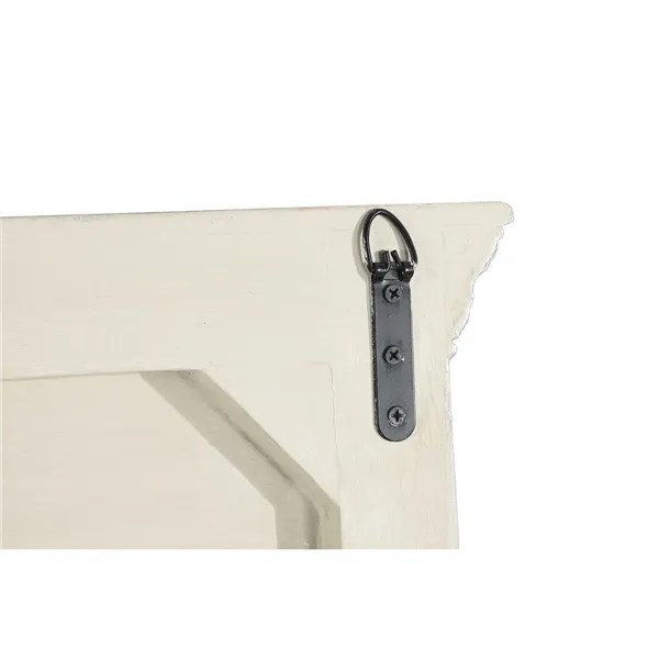 Wall mirror Home ESPRIT Light grey Mango wood 96,5 x 8,5 x 142 cm