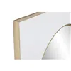 Wall mirror Home ESPRIT White Golden Iron Mirror 100 x 4 x 100 cm