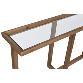 Console Home ESPRIT Brown Crystal Fir 120 x 33 x 75 cm