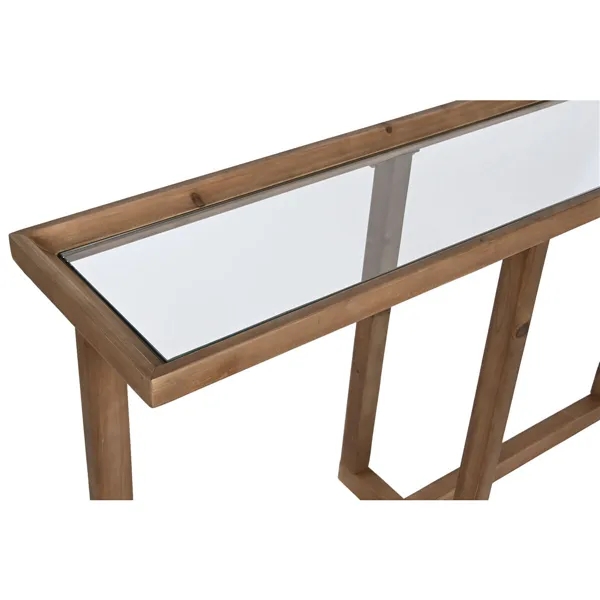 Console Home ESPRIT Brown Crystal Fir 120 x 33 x 75 cm