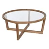 Centre Table Home ESPRIT Crystal Fir 100 x 100 x 43 cm