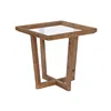 Side table Home ESPRIT Brown Crystal Fir 58 x 58 x 60 cm