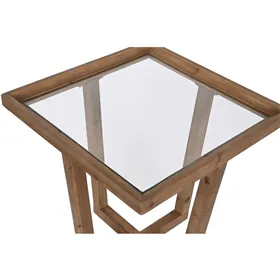 Side table Home ESPRIT Brown Crystal Fir 58 x 58 x 60 cm