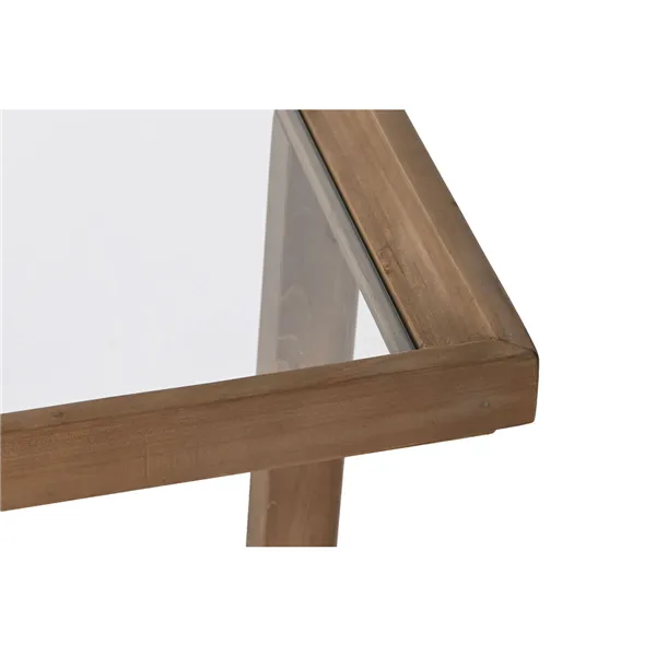 Side table Home ESPRIT Brown Crystal Fir 58 x 58 x 60 cm