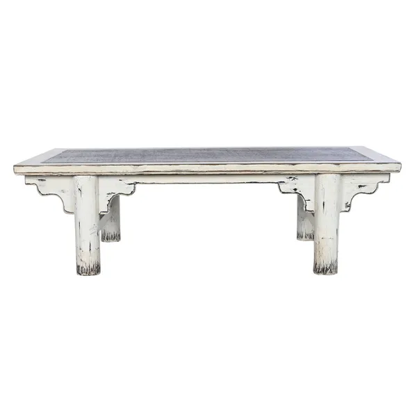 Centre Table Home ESPRIT Rattan Elm wood 167 x 90 x 50 cm