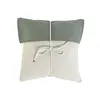 Cushion Home ESPRIT White Green 45 x 10 x 45 cm