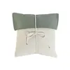 Cushion Home ESPRIT White Green 45 x 10 x 45 cm