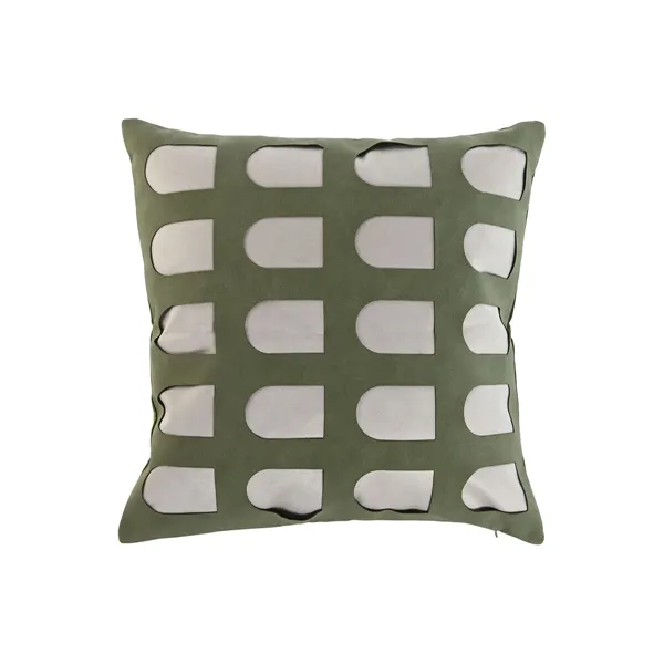 Cushion Home ESPRIT White Green 45 x 10 x 45 cm