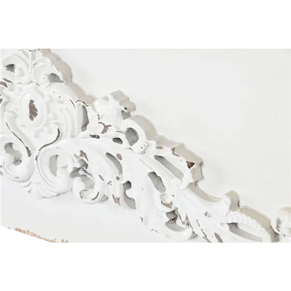 Fireplace Home ESPRIT White Natural Fir MDF Wood 120 x 29,5 x 116 cm