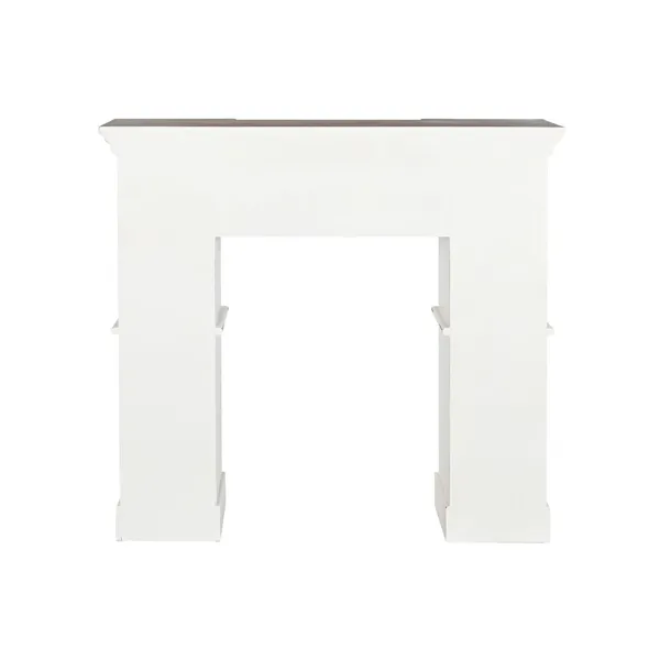 Fireplace Home ESPRIT White Natural Fir MDF Wood 120 x 29,5 x 116 cm