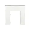 Fireplace Home ESPRIT White Natural Fir MDF Wood 120 x 29,5 x 116 cm