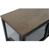 TV furniture Home ESPRIT Natural Dark grey Wood Metal 137 x 40 x 55 cm
