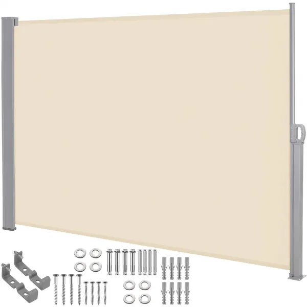 Sivumarkiisi Springos AW0005 350x180 cm vaaleabeige