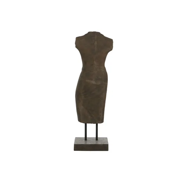 Decorative Figure Home ESPRIT Dark grey 40 x 35 x 130 cm