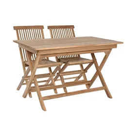 Table set with 4 chairs Home ESPRIT 120 x 70 x 75 cm