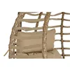 Hanging garden armchair Home ESPRIT Dark brown Light brown Aluminium synthetic rattan 107 x 105 x 108 cm