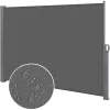 Sānu markīze Springos AW0004 350x180 cm izvelkams grafīta siets