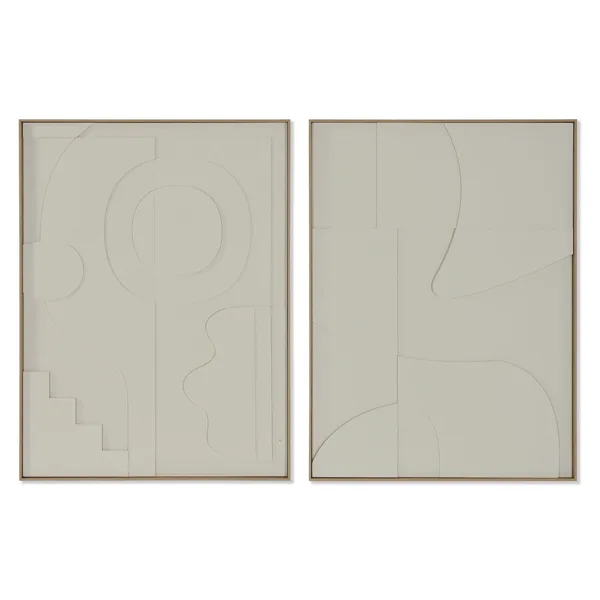Painting Home ESPRIT Paper polystyrene 75 x 4 x 100 cm