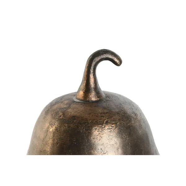 Decorative Figure DKD Home Decor Bronze Golden Pear 16 x 15 x 22 cm