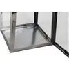 Lantern DKD Home Decor Brown Silver Leather Crystal Steel Chromed 20 x 20 x 40 cm