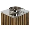 Candleholder DKD Home Decor Brown Natural Crystal Mango wood 21 x 21 x 25 cm (2 Pieces)
