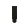 Vase Home ESPRIT Black Resin 10 x 10 x 30 cm (12 Units)