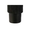 Vase Home ESPRIT Black Resin 10 x 10 x 30 cm (12 Units)