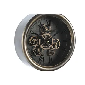 Table clock Home ESPRIT Golden Crystal Iron 21 x 21 x 51,5 cm