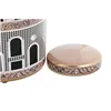 Tibor Home ESPRIT White Golden Peach Porcelain 20 x 20 x 25 cm