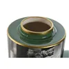 Tibor Home ESPRIT Black Green Golden Porcelain 20,5 x 20,5 x 27 cm
