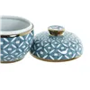 Tibor Home ESPRIT Blue Golden Aluminium Porcelain 15 x 15 x 15 cm
