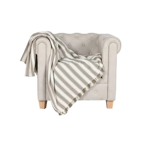 Bed Cover Home ESPRIT Beige 230 x 260 cm