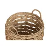 Basket set Home ESPRIT Natural Metal Water hyacinth (3 Pieces)