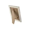 Photo frame Home ESPRIT White Natural Crystal polystyrene Scandinavian 19,5 x 2 x 24,5 cm (2 Units)