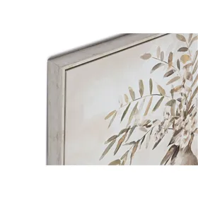 Canvas Home ESPRIT Beige Golden Vase Traditional 82 x 4,5 x 82 cm 82 x 3,5 x 82 cm (2 Units)