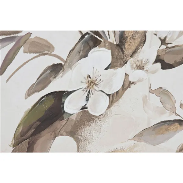 Canvas Home ESPRIT Beige Golden Vase Traditional 82 x 4,5 x 82 cm 82 x 3,5 x 82 cm (2 Units)