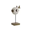 Decorative Figure Home ESPRIT White Natural Fish 17 x 8 x 27,3 cm