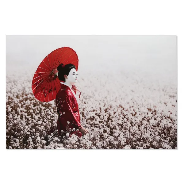 Painting Home ESPRIT Tempered Glass 150 x 0,04 x 100 cm Geisha