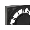 Wall Clock Home ESPRIT Grey Golden Silver Crystal Iron 80 x 10 x 80 cm