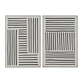 Canvas Home ESPRIT White Black Urban (2 Units)