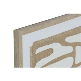 Canvas Home ESPRIT White Beige Abstract Scandinavian 52,7 x 2,5 x 72,5 cm (2 Units)