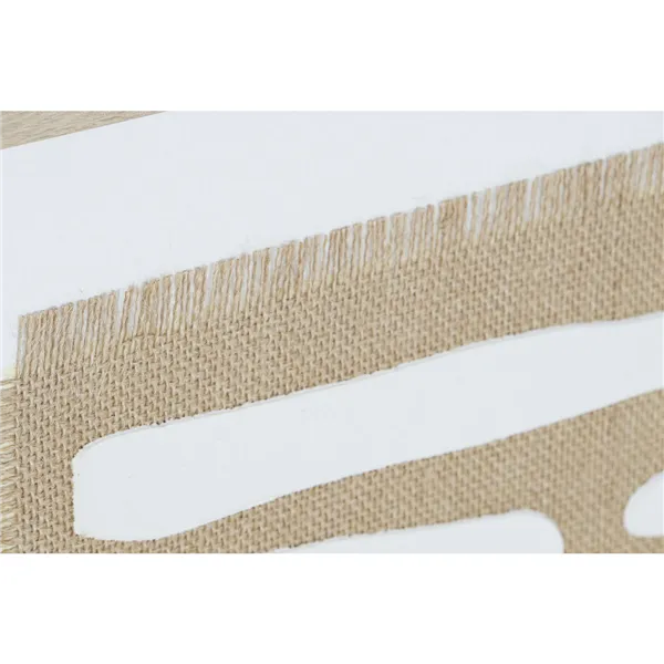 Canvas Home ESPRIT White Beige Abstract Scandinavian 52,7 x 2,5 x 72,5 cm (2 Units)