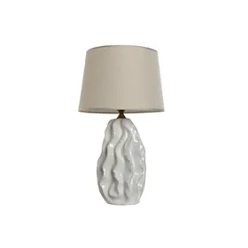 Desk lamp Home ESPRIT White Porcelain 50 W 220 V 36 x 36 x 62 cm