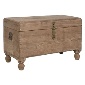 Chest Home ESPRIT Brown Black Natural Wood 89 x 54 x 54 cm