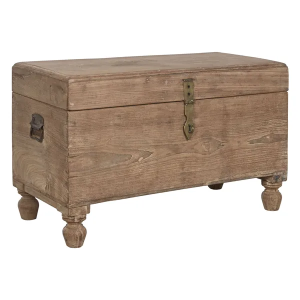 Chest Home ESPRIT Brown Black Natural Wood 89 x 54 x 54 cm