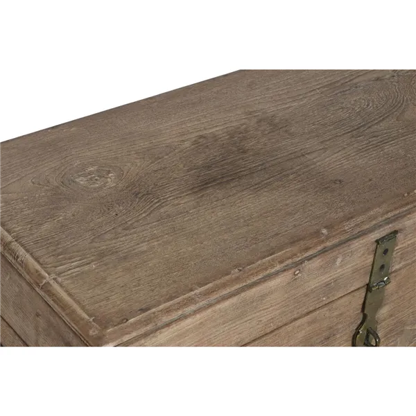 Chest Home ESPRIT Brown Black Natural Wood 89 x 54 x 54 cm